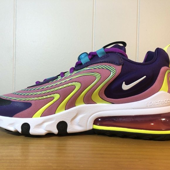 Nike Air Max 270 React ENG Eggplant Magic Flamingo - Picture 6 of 6